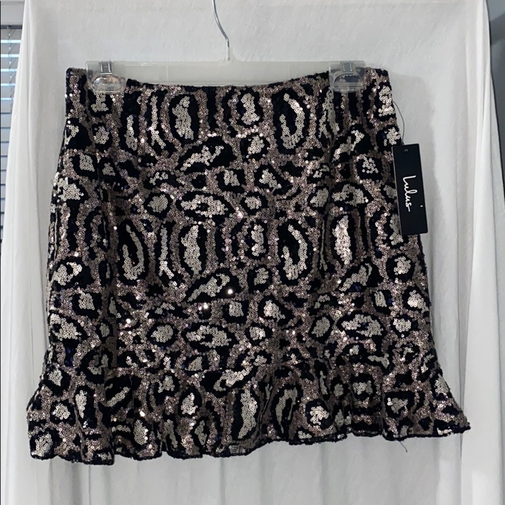 Lulu’s Sparky Cheetah Print Skirt